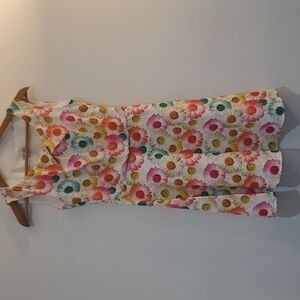 Fun & Flirty Colourful Bold Daisy Fit & Flare Floral Girlhoodcore dress size S
